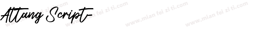 Attang Script字体转换